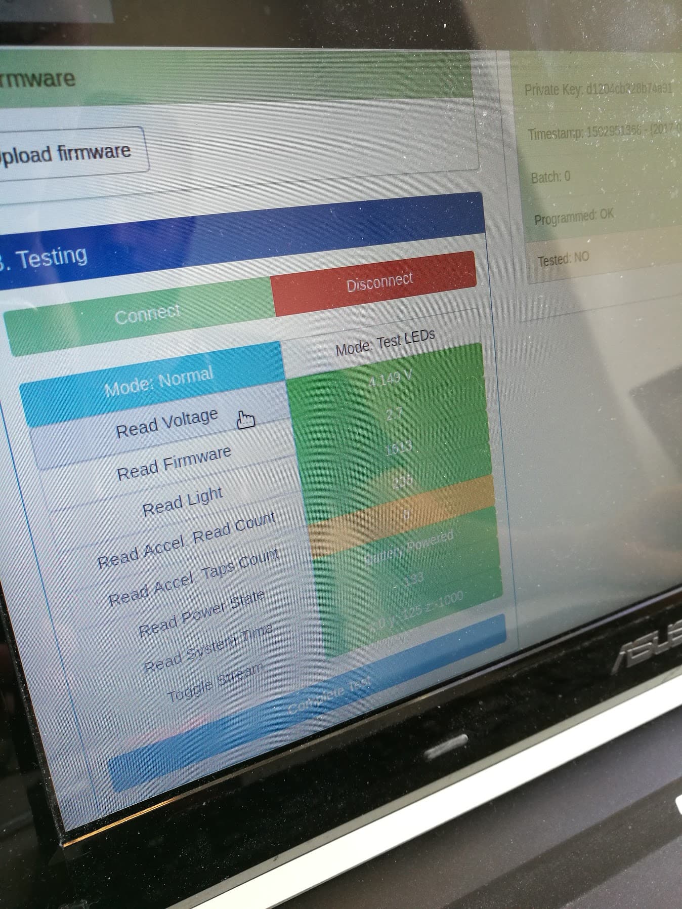 Lifee Line Assembly Flash/Test Suite