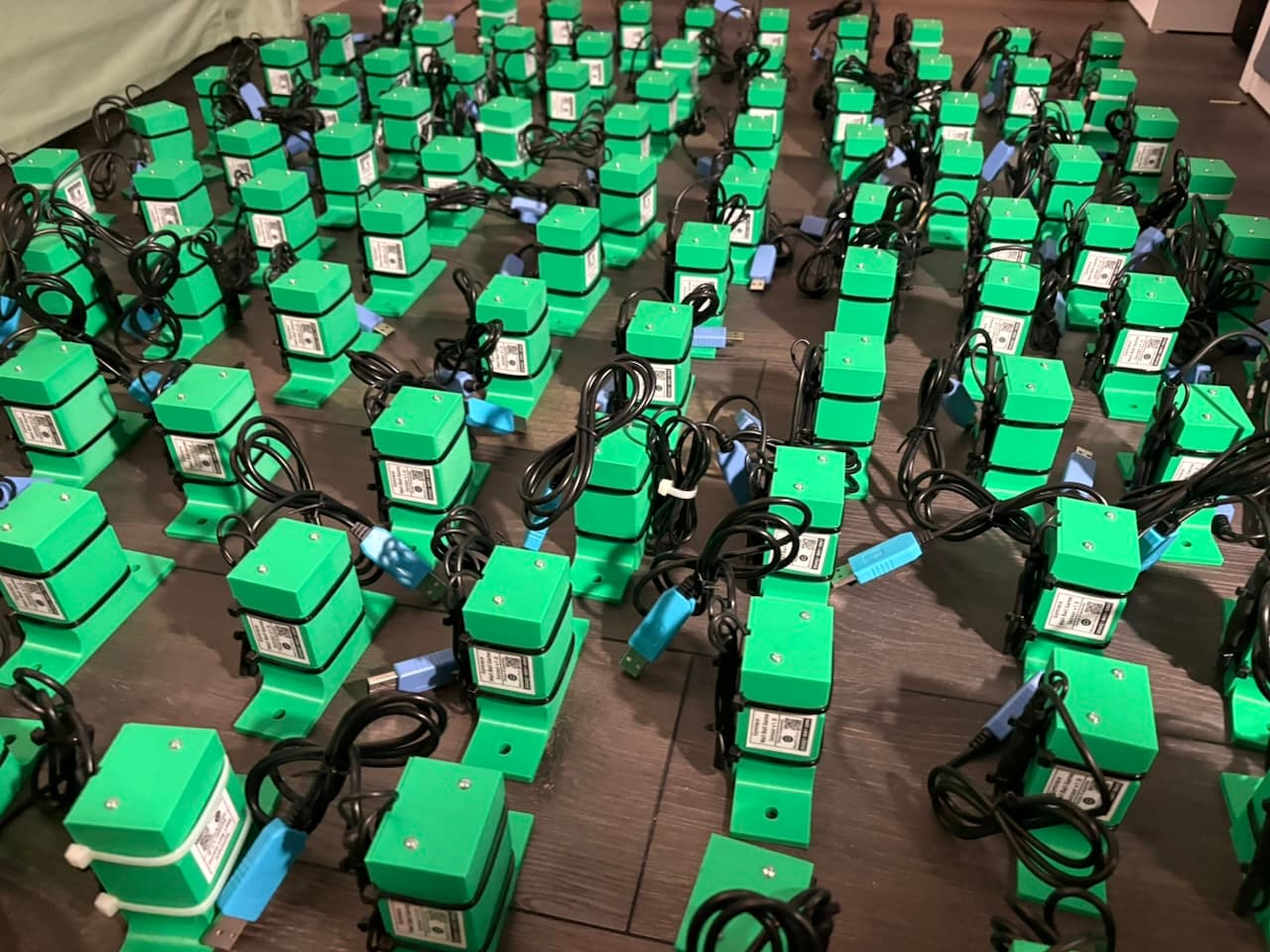 Assembled sensors ready for delivery